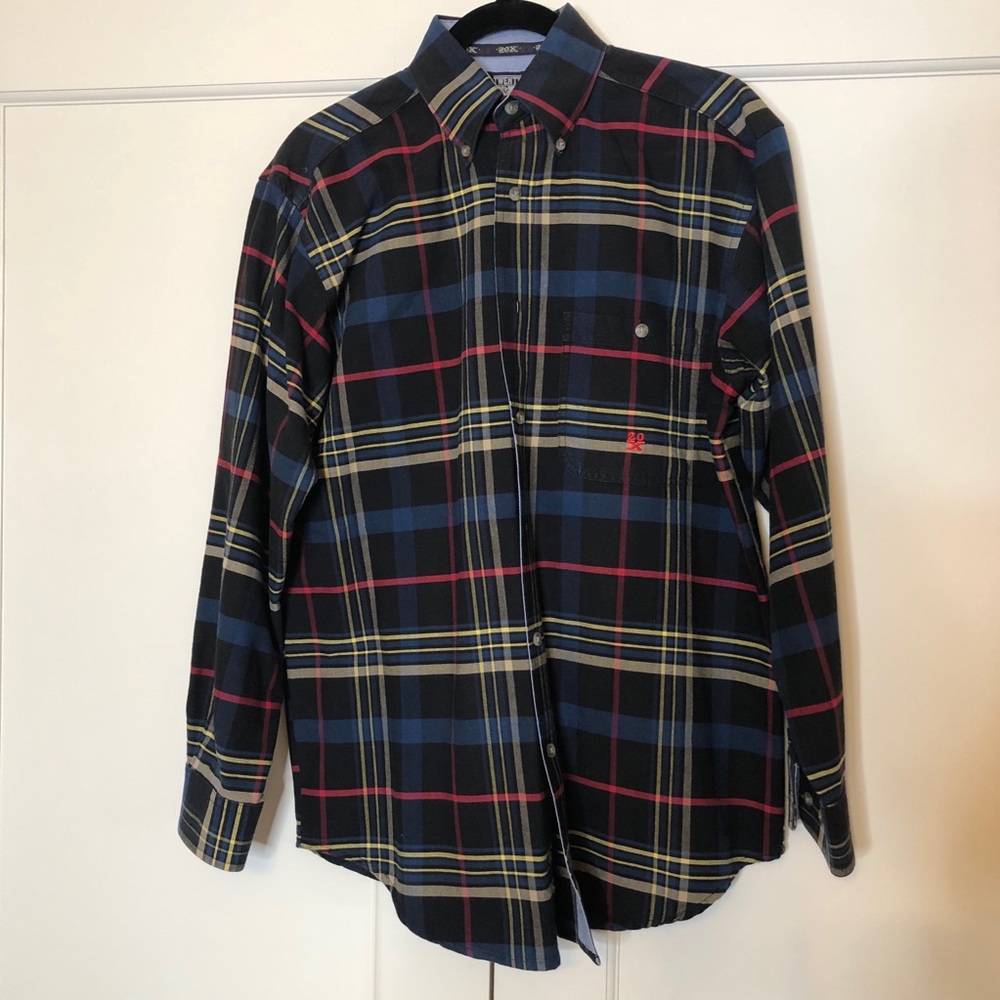 Men western style button down
